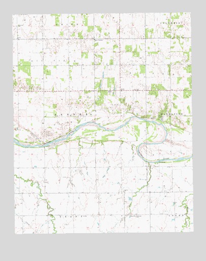 Kingfisher NE, OK USGS Topographic Map