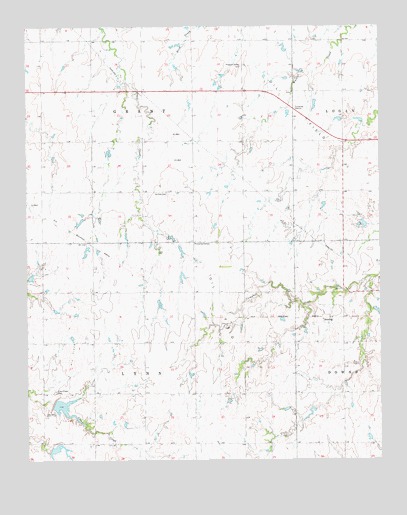 Kingfisher SE, OK USGS Topographic Map