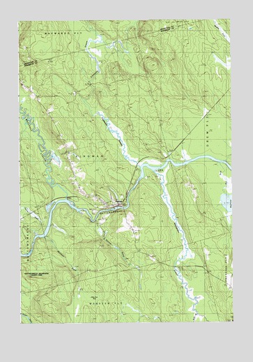 Kingman, ME USGS Topographic Map