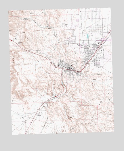 Kingman, AZ USGS Topographic Map