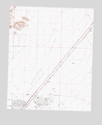 Kingman Airport, AZ USGS Topographic Map