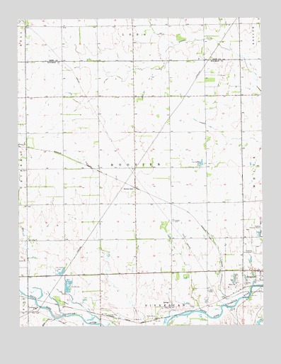 Kingman NW, KS USGS Topographic Map