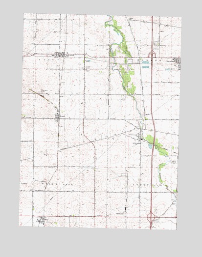 Kings, IL USGS Topographic Map