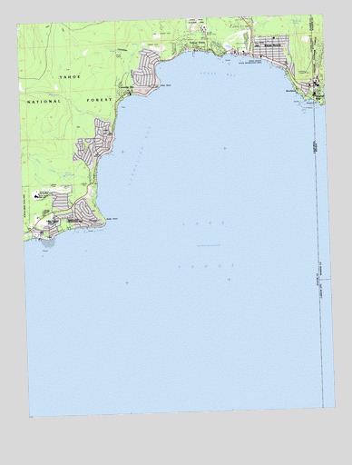 Kings Beach, CA USGS Topographic Map