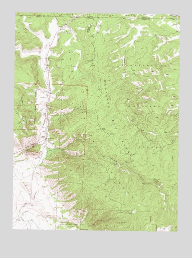 Kings Canyon, CO USGS Topographic Map