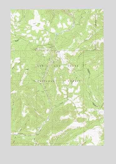 Kings Hill, MT USGS Topographic Map