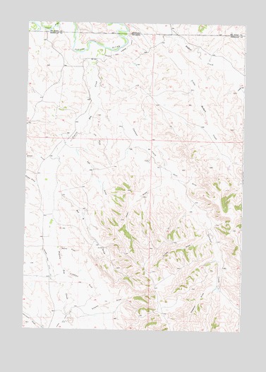 Bar N Draw, WY USGS Topographic Map