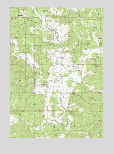 Kings Valley, OR USGS Topographic Map