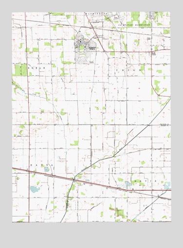 Kingsford Heights, IN USGS Topographic Map