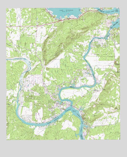 Kingsland, TX USGS Topographic Map