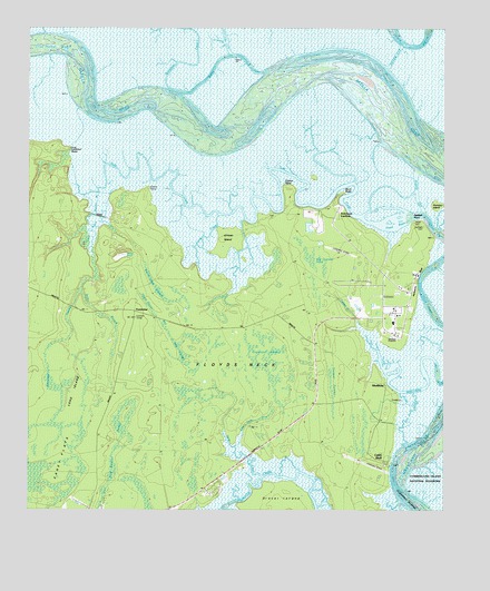 Kingsland NE, GA USGS Topographic Map