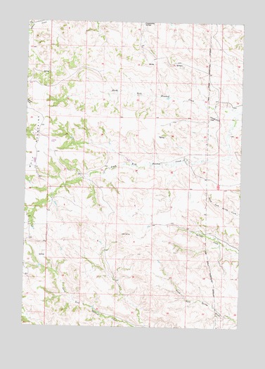 Bar V Ranch NE, MT USGS Topographic Map