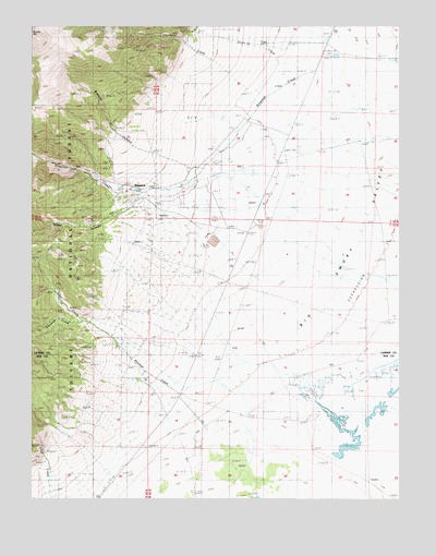 Kingston, NV USGS Topographic Map