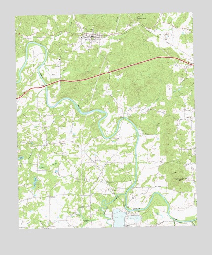 Kingston, GA USGS Topographic Map