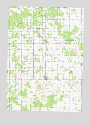 Kingston, MI USGS Topographic Map