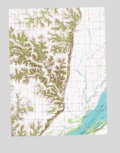 Kingston, IA USGS Topographic Map