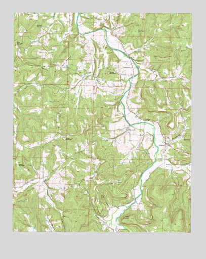 Kingston, AR USGS Topographic Map