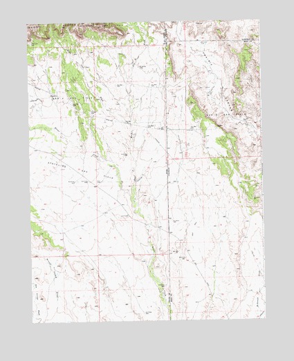 Bar X Wash, UT USGS Topographic Map