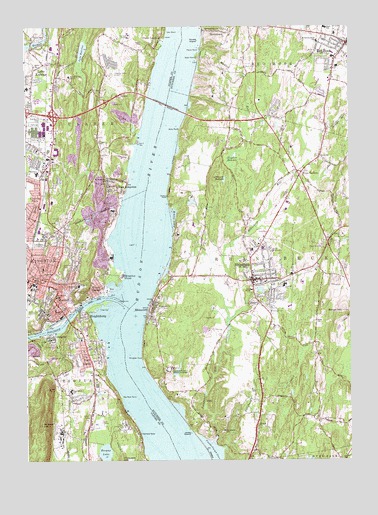 Kingston East, NY USGS Topographic Map