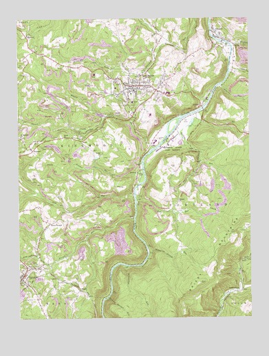 Kingwood, WV USGS Topographic Map