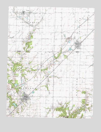 Kinmundy, IL USGS Topographic Map