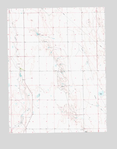 Kinney Lake, CO USGS Topographic Map