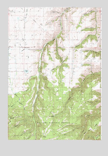 Kinney Lake, OR USGS Topographic Map