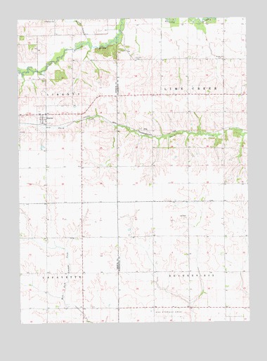 Kinross, IA USGS Topographic Map