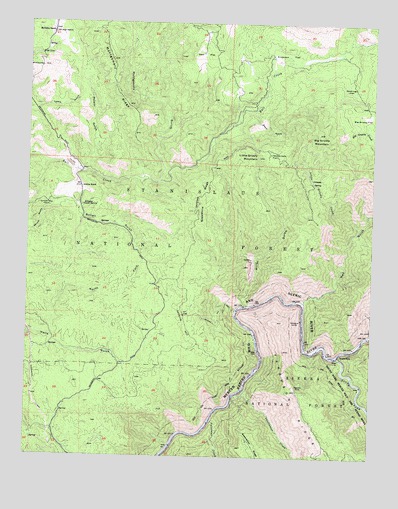 Kinsley, CA USGS Topographic Map