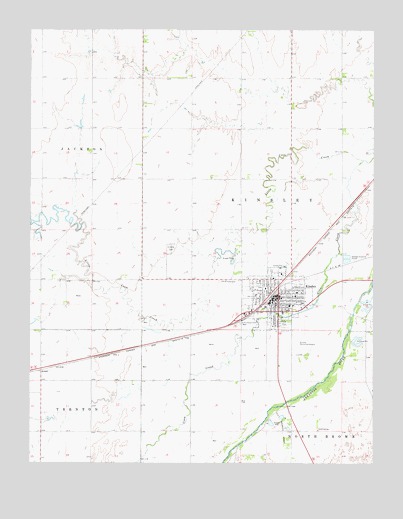 Kinsley, KS USGS Topographic Map