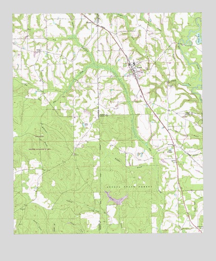 Kinston, AL USGS Topographic Map