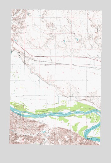 Kintyre, MT USGS Topographic Map
