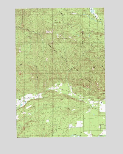 Kiona Peak, WA USGS Topographic Map