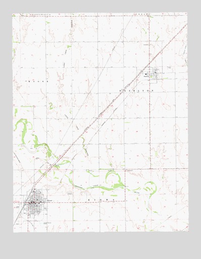 Kiowa, KS USGS Topographic Map