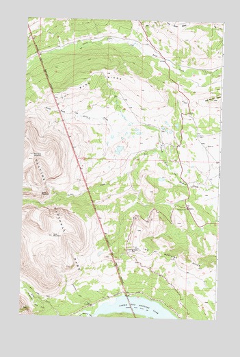 Kiowa, MT USGS Topographic Map