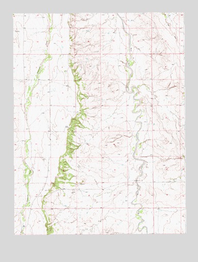 Kiowa NE, CO USGS Topographic Map