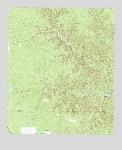 Kiowa Peak NW, TX USGS Topographic Map