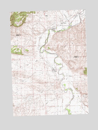 Kirby, WY USGS Topographic Map