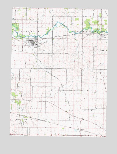 Kirkland, IL USGS Topographic Map