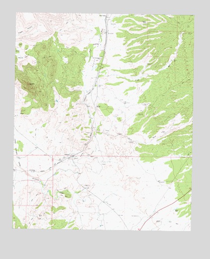 Kirkland, AZ USGS Topographic Map