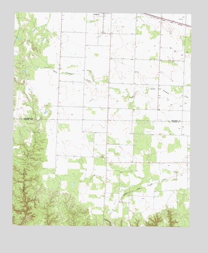 Kirkland South, TX USGS Topographic Map