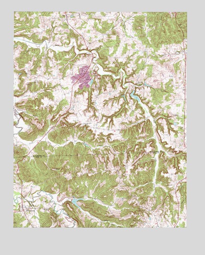 Kirkmansville, KY USGS Topographic Map