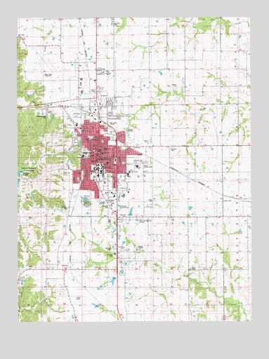 Kirksville, MO USGS Topographic Map
