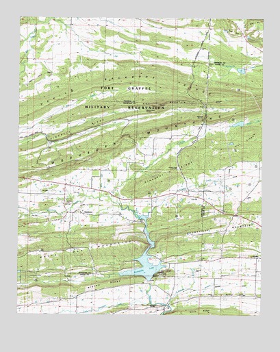 Barber, AR USGS Topographic Map