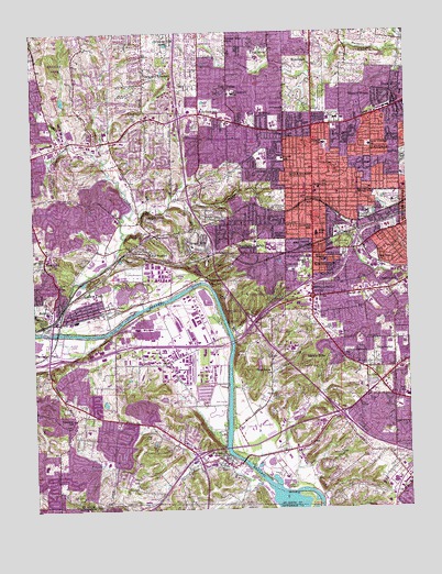 Kirkwood, MO USGS Topographic Map