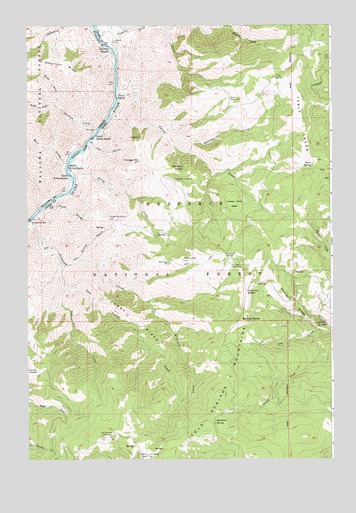 Kirkwood Creek, ID USGS Topographic Map