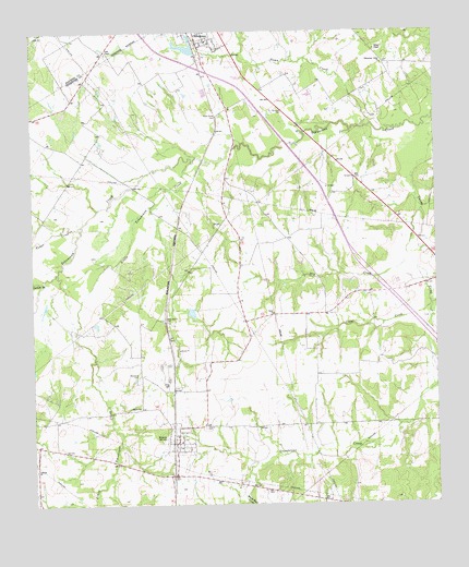 Kirvin, TX USGS Topographic Map