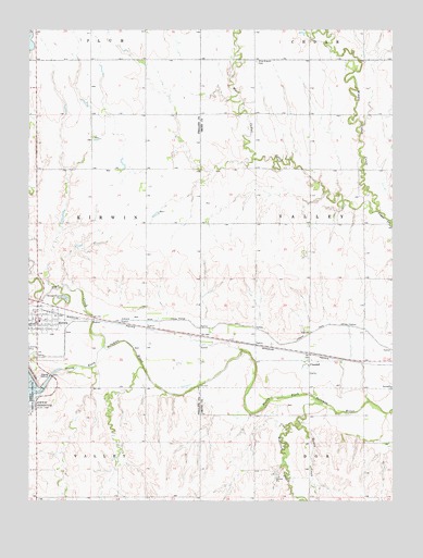 Kirwin, KS USGS Topographic Map