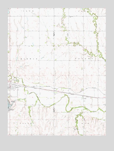 Kirwin, KS USGS Topographic Map