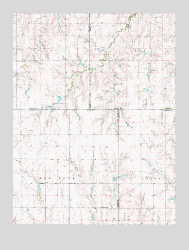 Kirwin SE, KS USGS Topographic Map